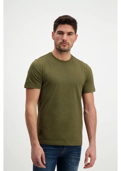 Erkek Bisiklet Yaka Basic T-Shirt