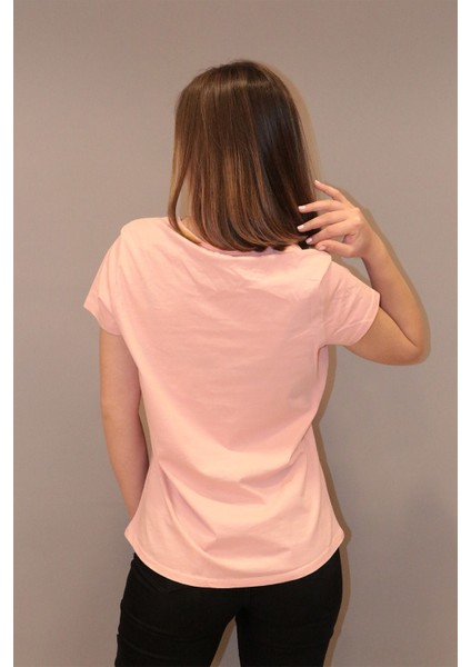 Kadın Bisiklet Yaka T-Shirt