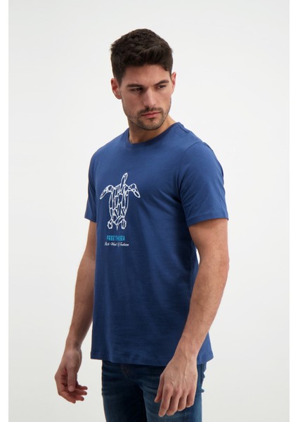 Erkek Bisiklet Yaka T-Shirt