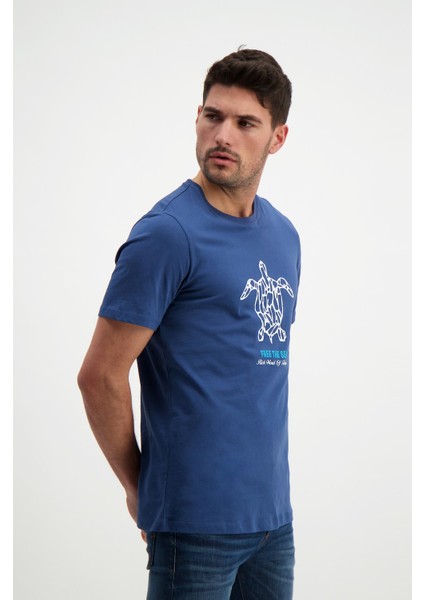 Erkek Bisiklet Yaka T-Shirt