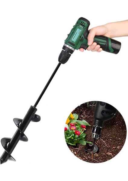 Matkap Ucu Toprak Burgu Aparatı 10CM 60 cm