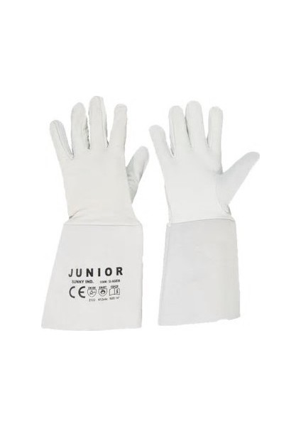 Beyaz Argon Kaynakçı Eldiven