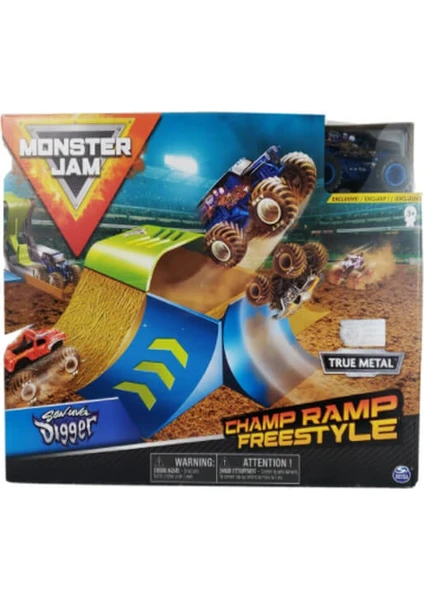 Spin Master Monster Jam 1:64 Şampiyon Rampası Oyun Seti