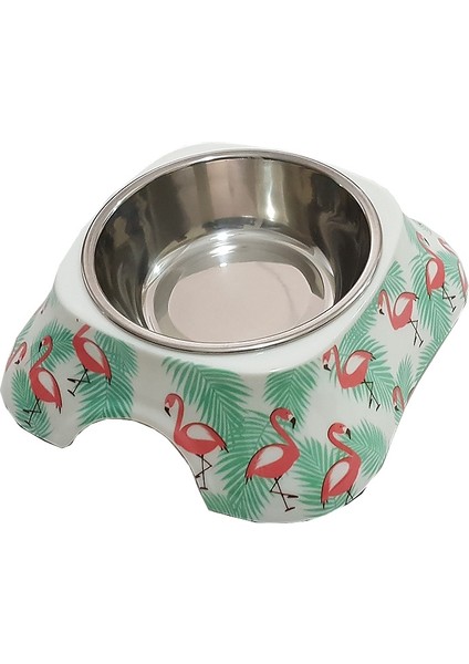 Kedi Köpek Melamin Mama Su Kabı BO-3138H(A5) 150 ml Flamingo