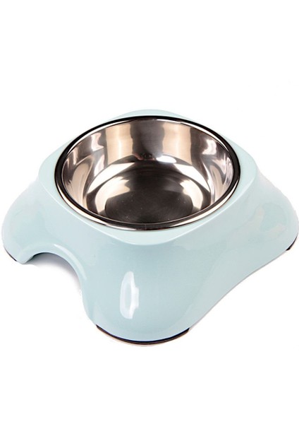 Kedi Köpek Mama ve Su Kabı BO-3138A5 150 ml Mavi