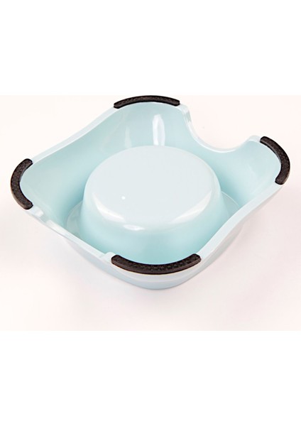 Kedi Köpek Mama ve Su Kabı BO-3138A5 150 ml Mavi