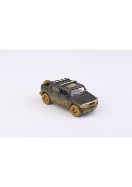 Hummer H2 Çamurlu Çek Bırak Diecast Model Araba