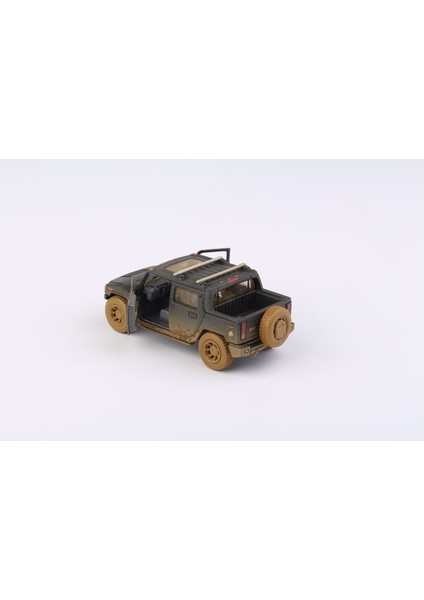 Hummer H2 Çamurlu Çek Bırak Diecast Model Araba modelleri