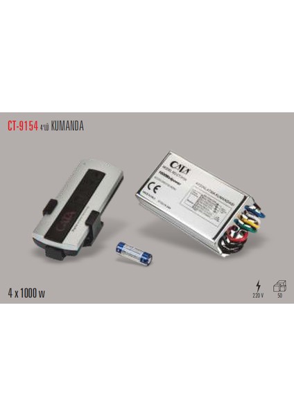 CT-9154 Kumanda ( 4X1000W ) Cata fiyatları