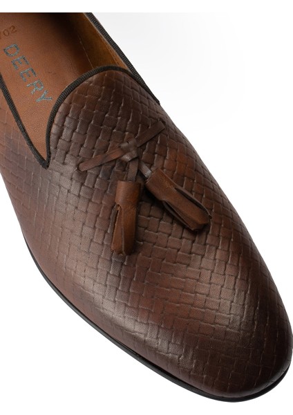 Deri Kahverengi Erkek Loafer fırsatları