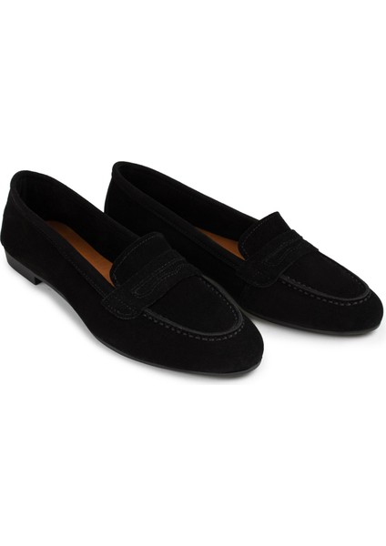 Süet Siyah Kadın Babet fiyatları