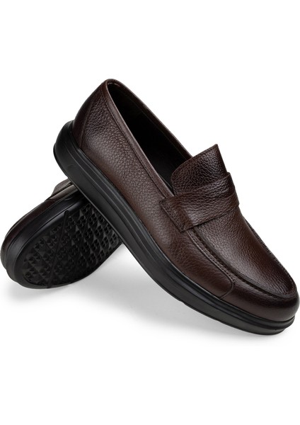 Deri Kahverengi Comfort Erkek Loafer