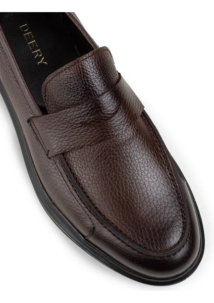 Deri Kahverengi Comfort Erkek Loafer