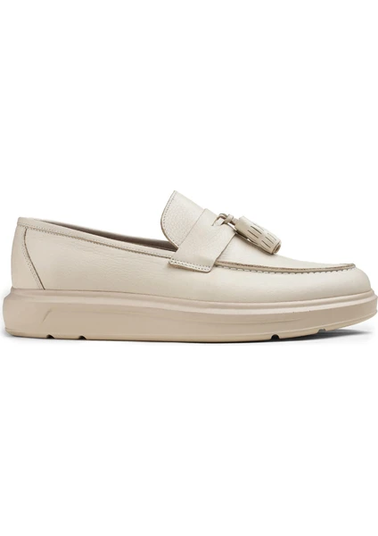 Deri Bej Rengi Comfort Erkek Loafer