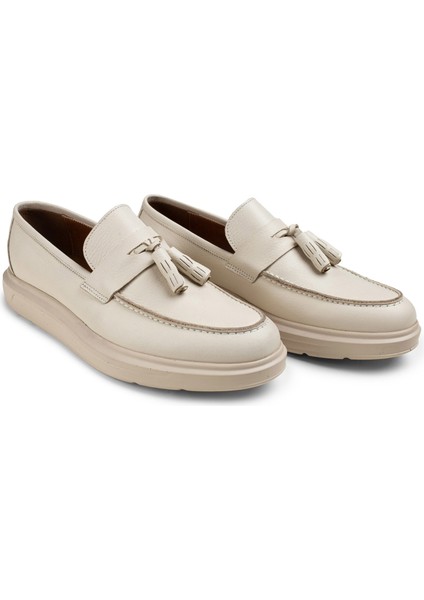 Deri Bej Rengi Comfort Erkek Loafer fiyatları