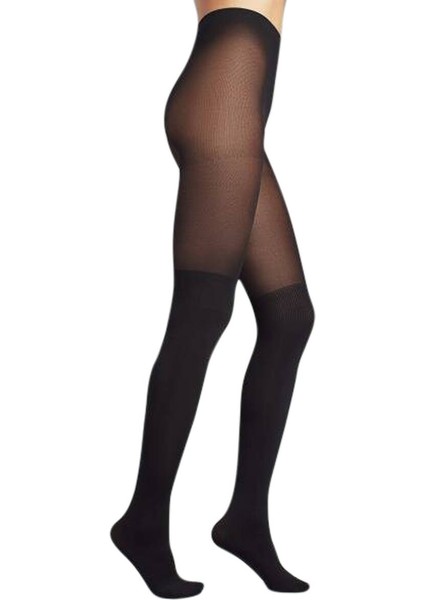 Over Knee Külotlu Çorap | Siyah