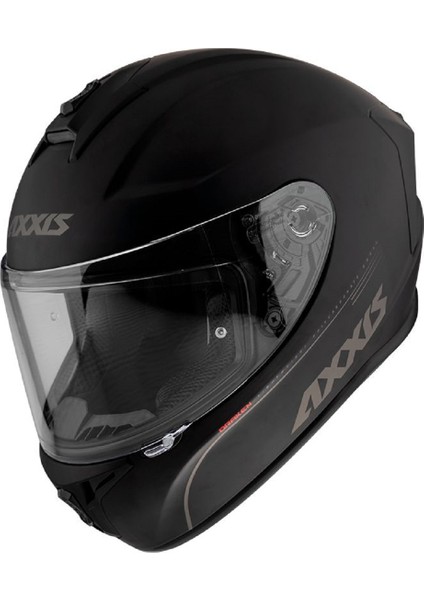 Drakan Mat Black Full Face Kask ( Şeffaf Vizör )