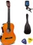 4/4 Tamboy Klasik Gitar Seti (Gitar-Akort Cihazı-Kılıf-Pena) - Sarı 1