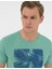Erkek Çağla Slim Fit Baskılı Bisiklet Yaka Tişört 50241487-VR016 2