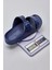 Erkek Lacivert Çift Bantlı Tokalı Terlik 2
