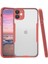 Mokaksesuar Apple iPhone 11 Kılıf Ince Korumalı Pastel Silikon Mat Şeffaf Pembe 1