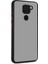 Xiaomi Redmi Note 9 Kılıf Arkası Mat Kenarları Renkli Lux Back Cover Hux + Ekran Koruyucu 1