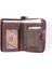 Kahve Yılan Desenli Deri Kadın Cüzdanı 402 3