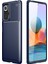 Xiaomi Redmi Note 10 Pro Kılıf Karbon Dokulu Silikon - Lacivert 1