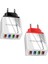 A6 Universal Çoklu Şarj Adaptörü 4 Port 48 W - 2 Adet 1