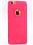 - Apple iPhone 5 - Kılıf Mat Soft Premier Silikon Kapak - Pembe 1