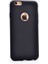 - Apple iPhone 6 Plus - Kılıf Mat Soft Premier Silikon Kapak - Siyah - T1640 1