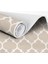 Inci Dijital Saçaksız Yıkanabilir Kaymaz Taban Halı 2025 Krem-Beyaz 5