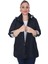 Kadın Büyük Beden Mevsimlik Trençkot 595 Lacivert/navy 21S32000595 1
