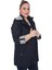 Kadın Büyük Beden Mevsimlik Trençkot 595 Lacivert/navy 21S32000595 2