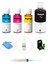 2710/2720/2721/2320/2321 Yazıcı Uyumlu Photoink Plus Siyah ve Renkli Kartuş Dolum Seti 1