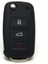 Seat Leon Ibiza Altea Silikon Anahtar Kılıfı Siyah 1