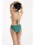 Gün Batımı Tonlu Yeşil Bikini Takım 3