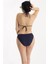 Mavi Üzeri Pembe Çizgili Bikini Takım 3