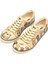 Kadın Vegan Deri Bej Sneakers - Yummy Tasarım 2
