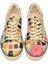 Kadın Vegan Deri Çok Renkli Sneakers - Meow Meow Tasarım 1