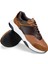 Deri Taba Rengi Sneaker Erkek Ayakkabı 3