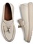 Deri Bej Rengi Comfort Erkek Loafer 4