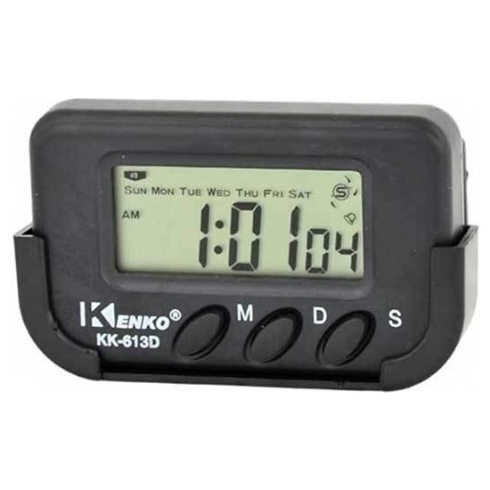Kenko Kronometre Dijital Saat Alarm Tarih Küçük MasaAraba Saati Oto Car Clock Saat Kenko KK-613D