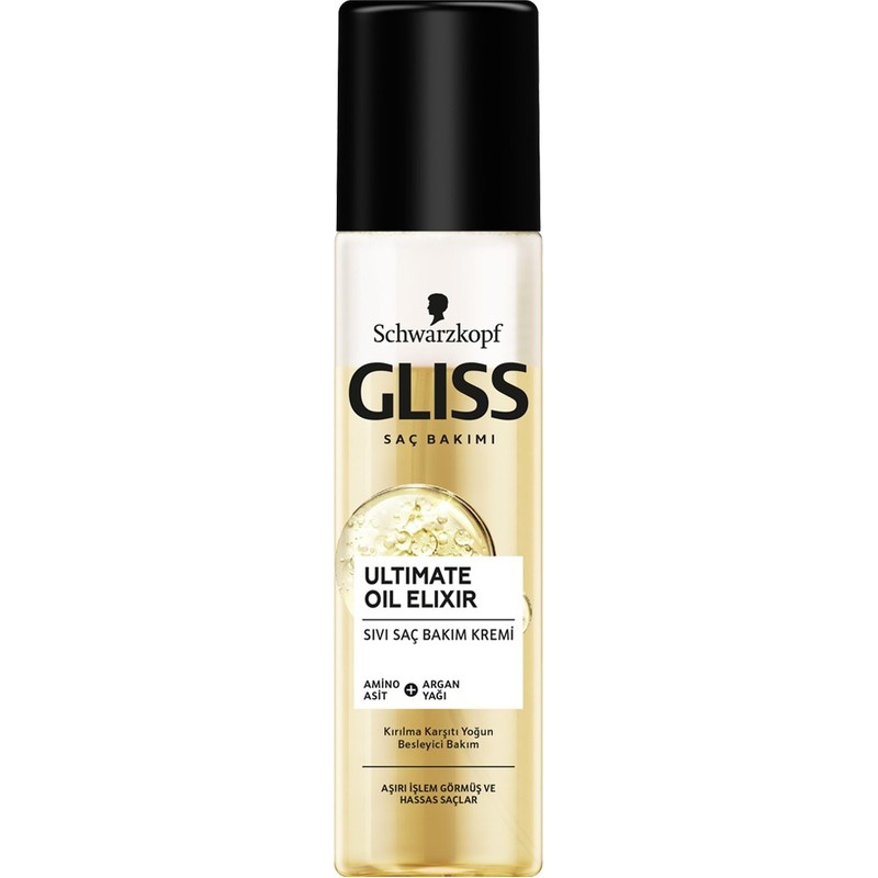Schwarzkopf Gliss Ultimate Oil Elixir Sıvı Saç Bakım Spreyi 200ML