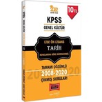 Yargı Yayınevi KPSS 2022 Genel Kültür  Lise Ön Lisans Tarih Tamamı Çözümlü Çıkmış Sorular