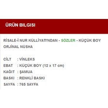 Sözler (Küçük Boy)