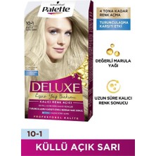 Palette Deluxe Saç Boyası 10-1 Küllü Açık Sarı X 2 Adet + Soğuk Sarı Palette Toner