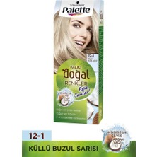 Palette Kalıcı Doğal Renkle 12-1 Küllü Buzul Sarısı X 2 Adet + Küllü Sarı Palette Toner