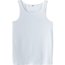 Redzone Büyük Beden Battal Boy Redzone Klasik Pamuk Atlet Beyaz