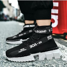 7erbilden Erkek ZR-X700 Tarz Siyah Renk Spor Ayakkabı